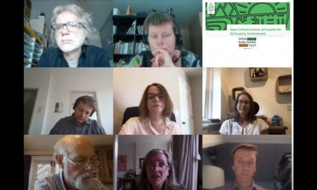 Open Infrastructure Principles: An #OpenPubFest Discussion